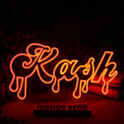 Kash Orange Neon Sign