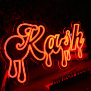 Kash Orange Neon Sign