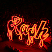 Kash Orange Neon Sign