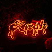 Kash Orange Neon Sign