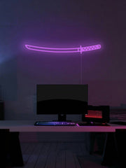 Katana Anime Japan Neon Sign