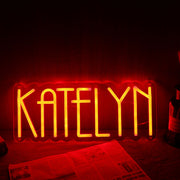 Katelym Red Neon Sign