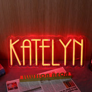 Katelym Red Neon Sign