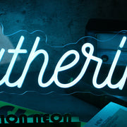 Katherine Blue Neon Sign