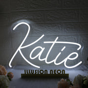 Katie White Neon Sign