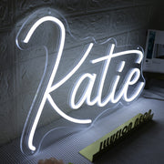 Katie White Neon Sign