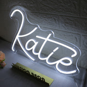 Katie White Neon Sign