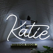 Katie White Neon Sign