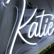 Katie White Neon Sign