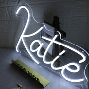 Katie White Neon Sign