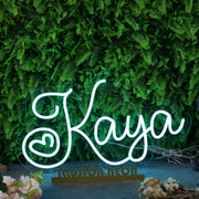 Kaya Blue Neon Sign