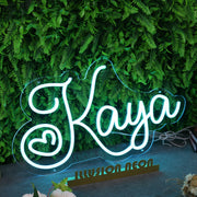 Kaya Blue Neon Sign