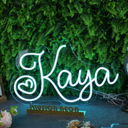 Kaya Blue Neon Sign