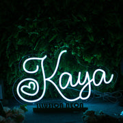 Kaya Blue Neon Sign