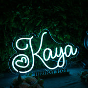 Kaya Blue Neon Sign