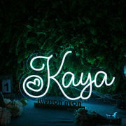 Kaya Blue Neon Sign