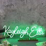 Kayleigh Etta Green Neon Sign