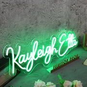 Kayleigh Etta Green Neon Sign