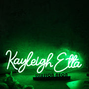 Kayleigh Etta Green Neon Sign