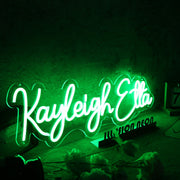 Kayleigh Etta Green Neon Sign