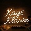 Kays Klawz Yellow Neon Sign