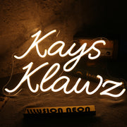 Kays Klawz Yellow Neon Sign