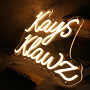 Kays Klawz Yellow Neon Sign