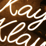 Kays Klawz Yellow Neon Sign