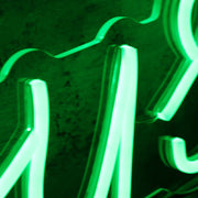 KC Boys Green Neon Sign