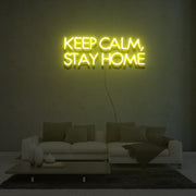 Keep Calm Stay Home Neon Sign Lights Night Lamp Led Neon Sign Light For Home Party