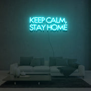 Keep Calm Stay Home Neon Sign Lights Night Lamp Led Neon Sign Light For Home Party