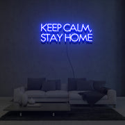 Keep Calm Stay Home Neon Sign Lights Night Lamp Led Neon Sign Light For Home Party