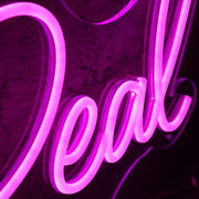 Keepin It Real Pink Neon Sign