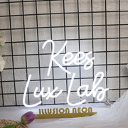 Kees Lux Lab White Neon Sign