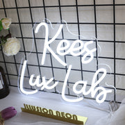 Kees Lux Lab White Neon Sign