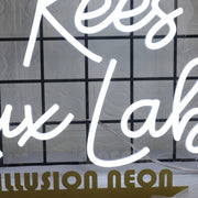 Kees Lux Lab White Neon Sign