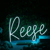 Reese Blue Neon Sign