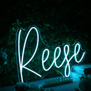 Reese Blue Neon Sign