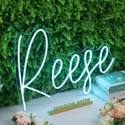 Reese Blue Neon Sign