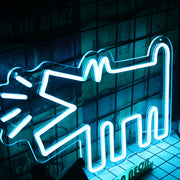 Keith Haring's Barking Dog Neon Sign