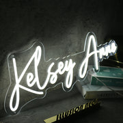 Kelsey Anne White Neon Sign