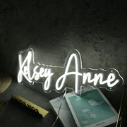 Kelsey Anne White Neon Sign