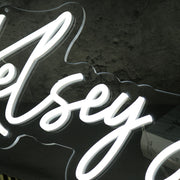 Kelsey Anne White Neon Sign