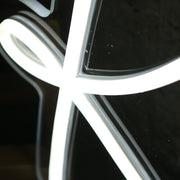 Kendall White LED Neon Sign