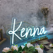 Kenna Blue Neon Sign