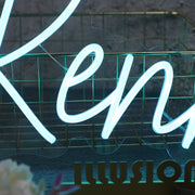 Kenna Blue Neon Sign