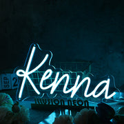 Kenna Blue Neon Sign