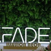 KFADEZ White Neon Sign