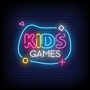 Kids Games Neon Sign