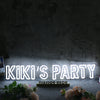 Kikis Party White Neon Sign